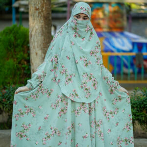 Elegant Palazzo long Khimar Set